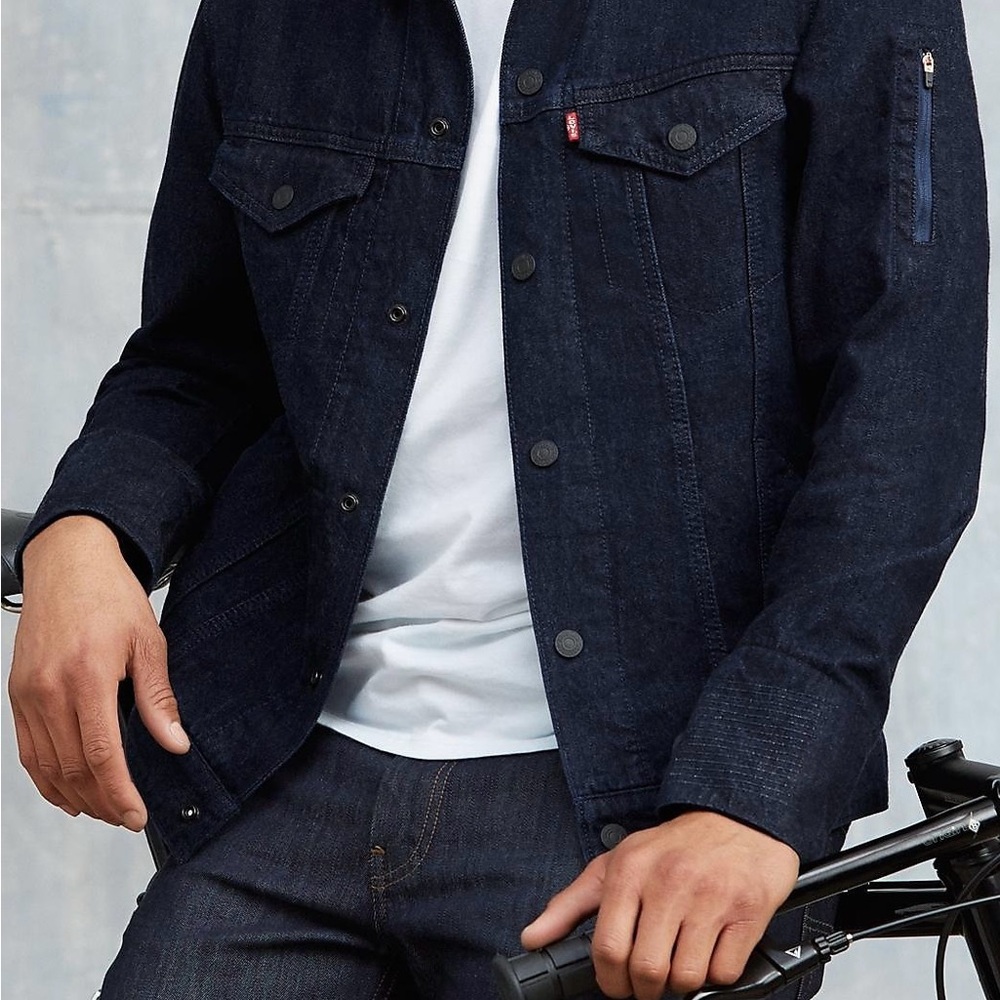 Dark Denim Jacket - image 3